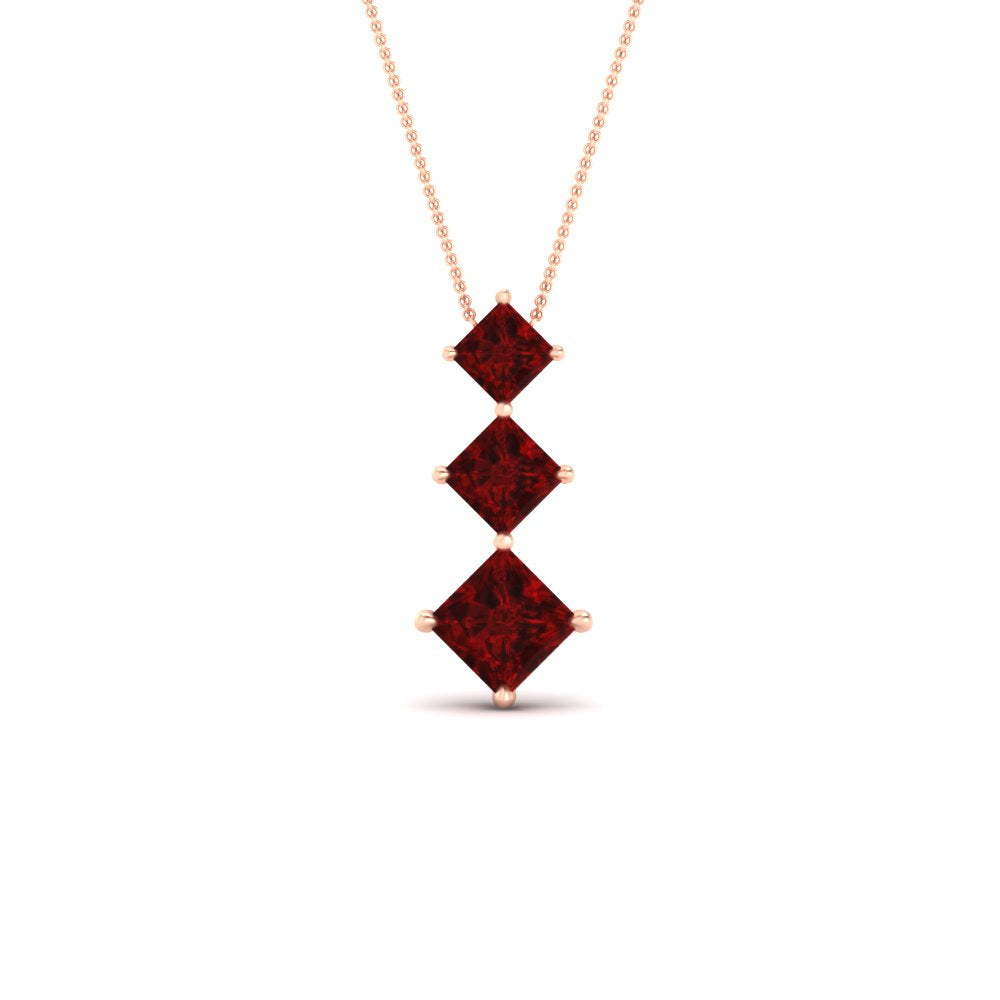princess-cut-2-carat-3-stone-ruby-necklace-for-women-in-FDPD854GRUDRANGLE1-2.00CT-NL-RG