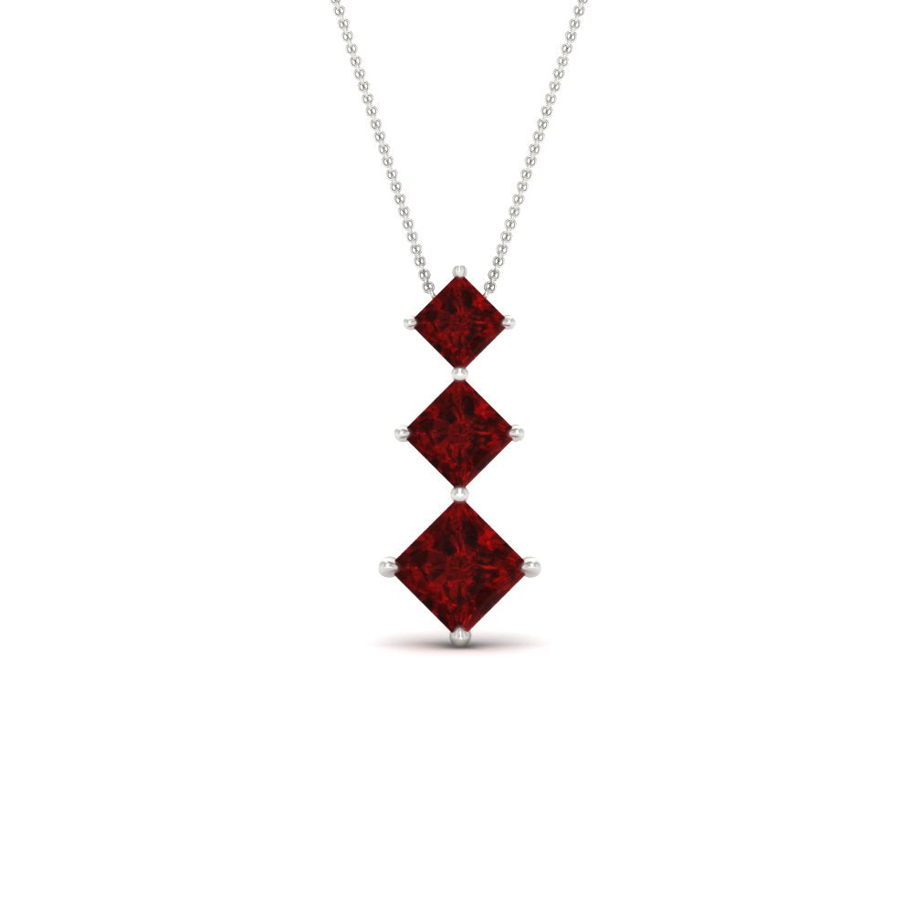 princess-cut-2-carat-3-stone-ruby-necklace-for-women-in-FDPD854GRUDRANGLE1-2.00CT-NL-WG