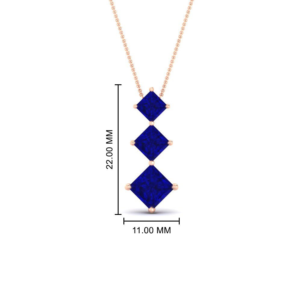 princess-cut-2-carat-3-stone-sapphire-necklace-for-women-in-FDPD854GSABLANGLE1-2.00CT-NL-RG