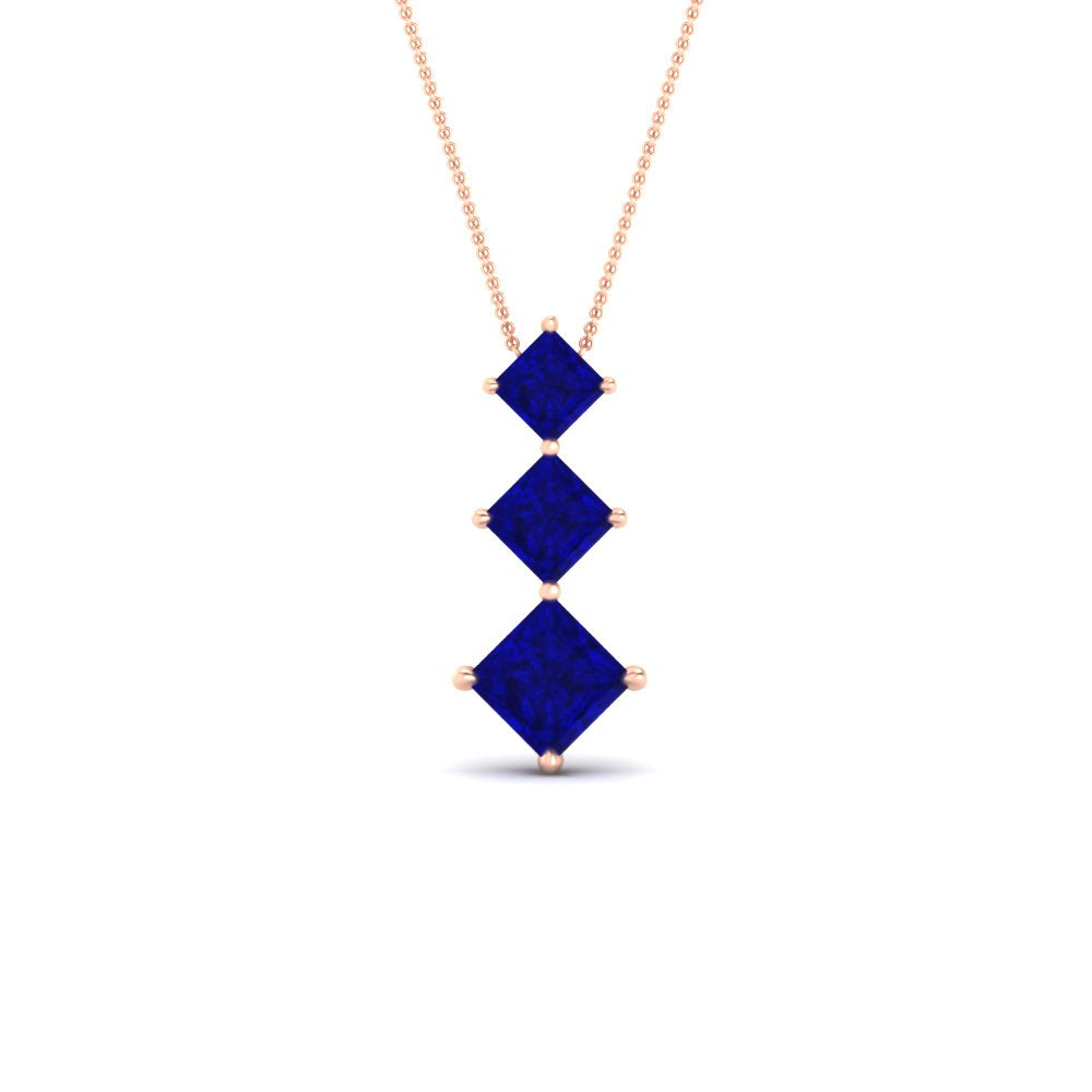 princess-cut-2-carat-3-stone-sapphire-necklace-for-women-in-FDPD854GSABLANGLE1-2.00CT-NL-RG