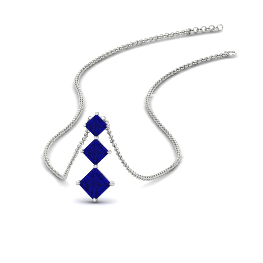 princess-cut-2-carat-3-stone-sapphire-necklace-for-women-in-FDPD854GSABLANGLE1-2.00CT-NL-WG