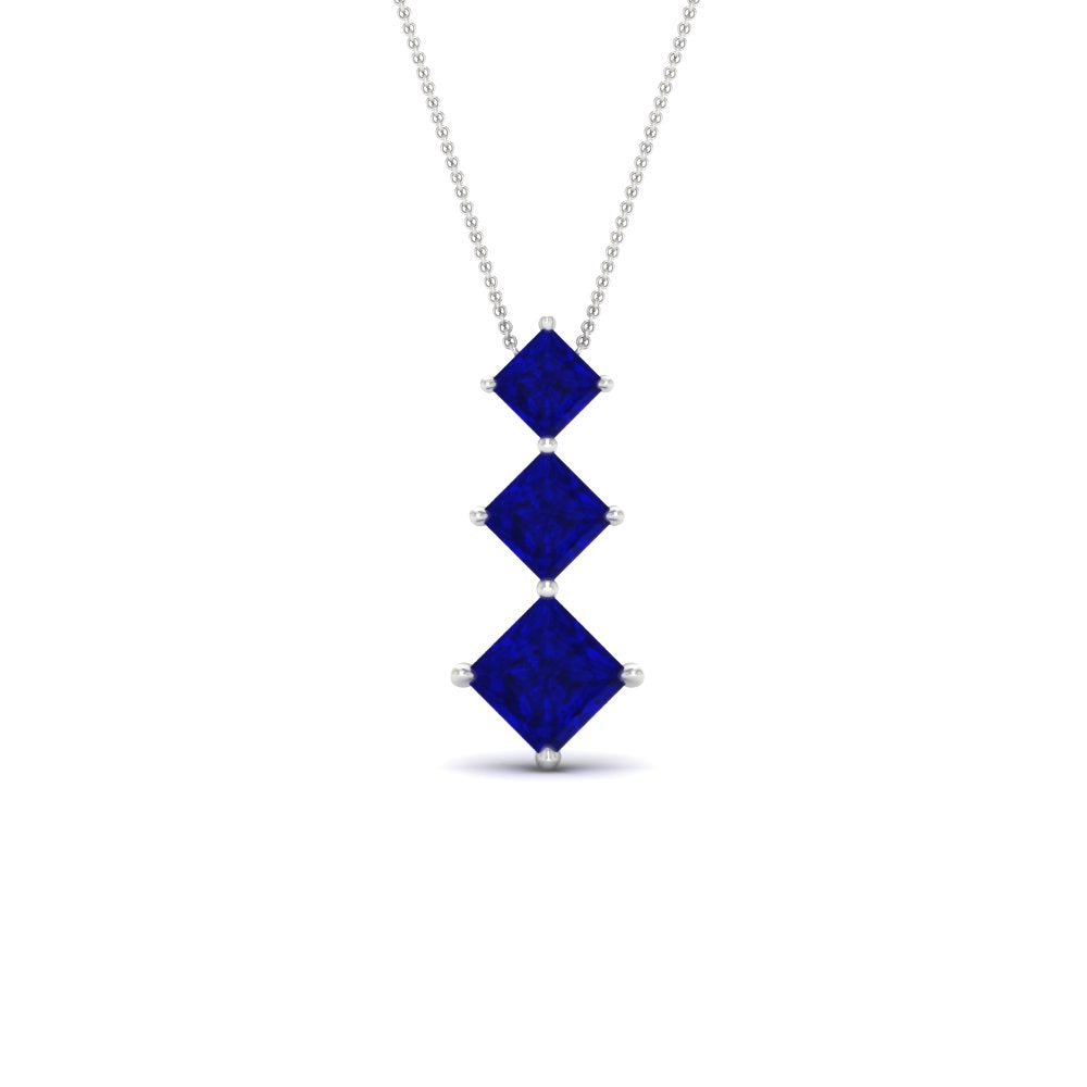 princess-cut-2-carat-3-stone-sapphire-necklace-for-women-in-FDPD854GSABLANGLE1-2.00CT-NL-WG