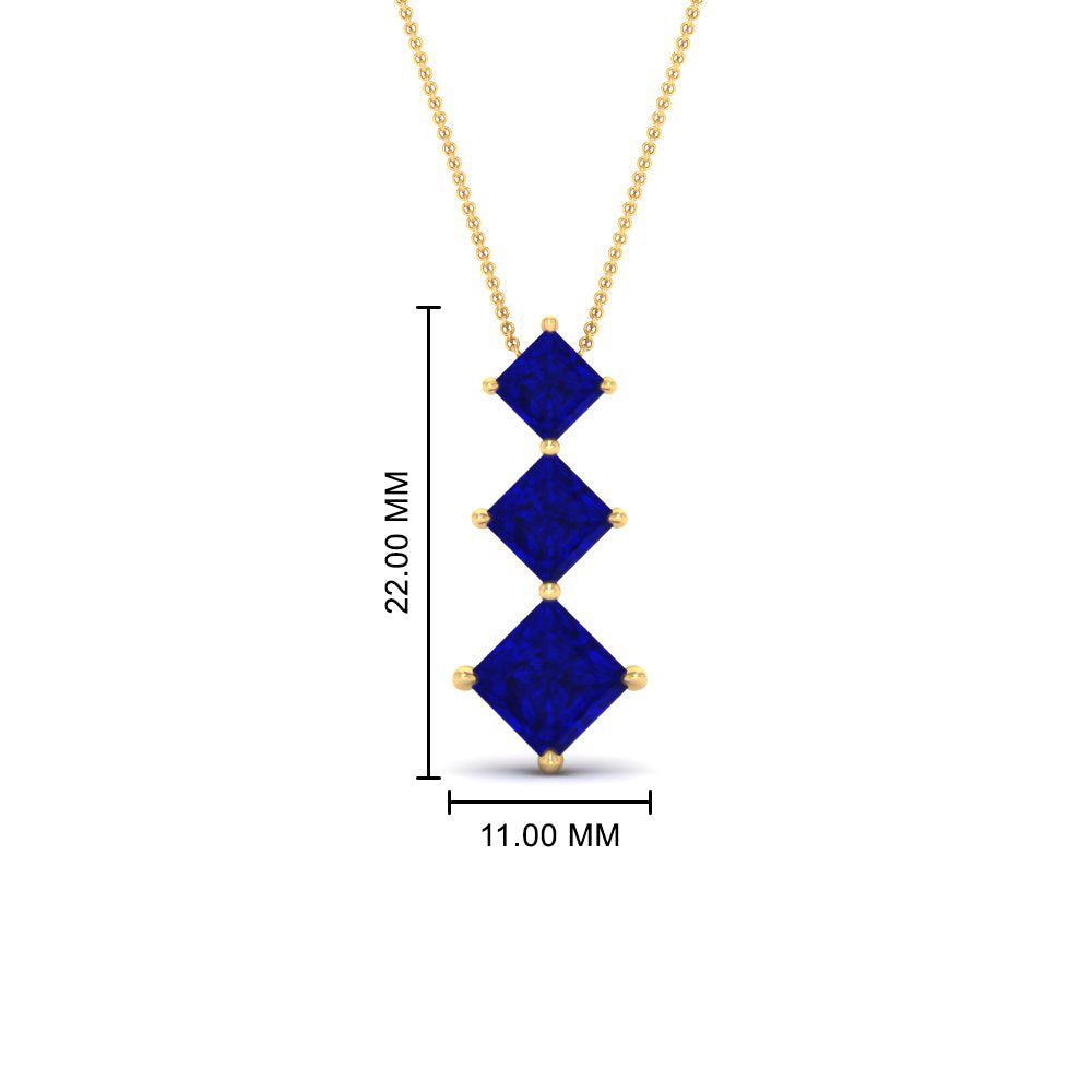 princess-cut-2-carat-3-stone-sapphire-necklace-for-women-in-FDPD854GSABLANGLE1-2.00CT-NL-YG
