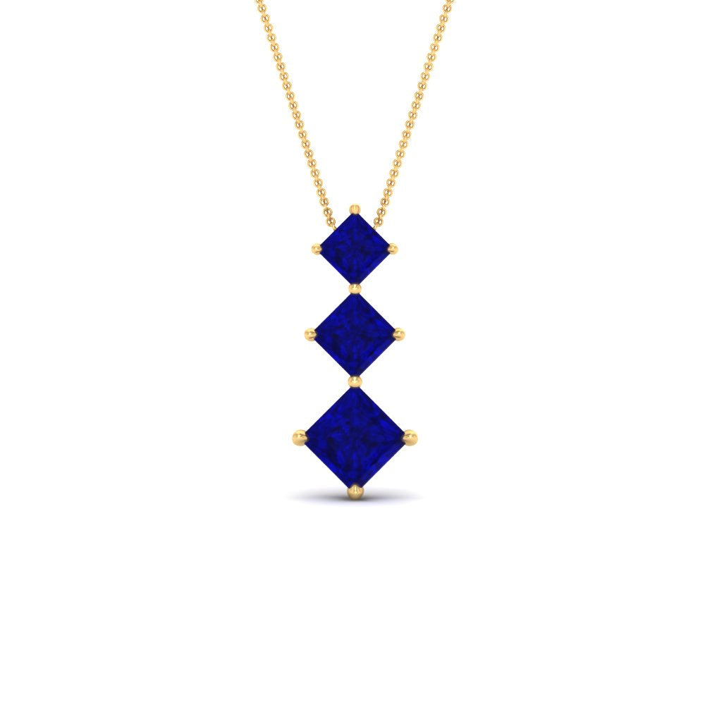 princess-cut-2-carat-3-stone-sapphire-necklace-for-women-in-FDPD854GSABLANGLE1-2.00CT-NL-YG