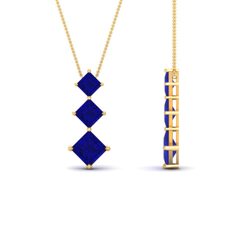 princess-cut-2-carat-3-stone-sapphire-necklace-for-women-in-FDPD854GSABLANGLE1-2.00CT-NL-YG