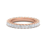 Load image into Gallery viewer, princess-cut-3-carat-eternity-diamond-wedding-band-in-rose-gold-FD10247PRB-3.00CT-NL-RG
