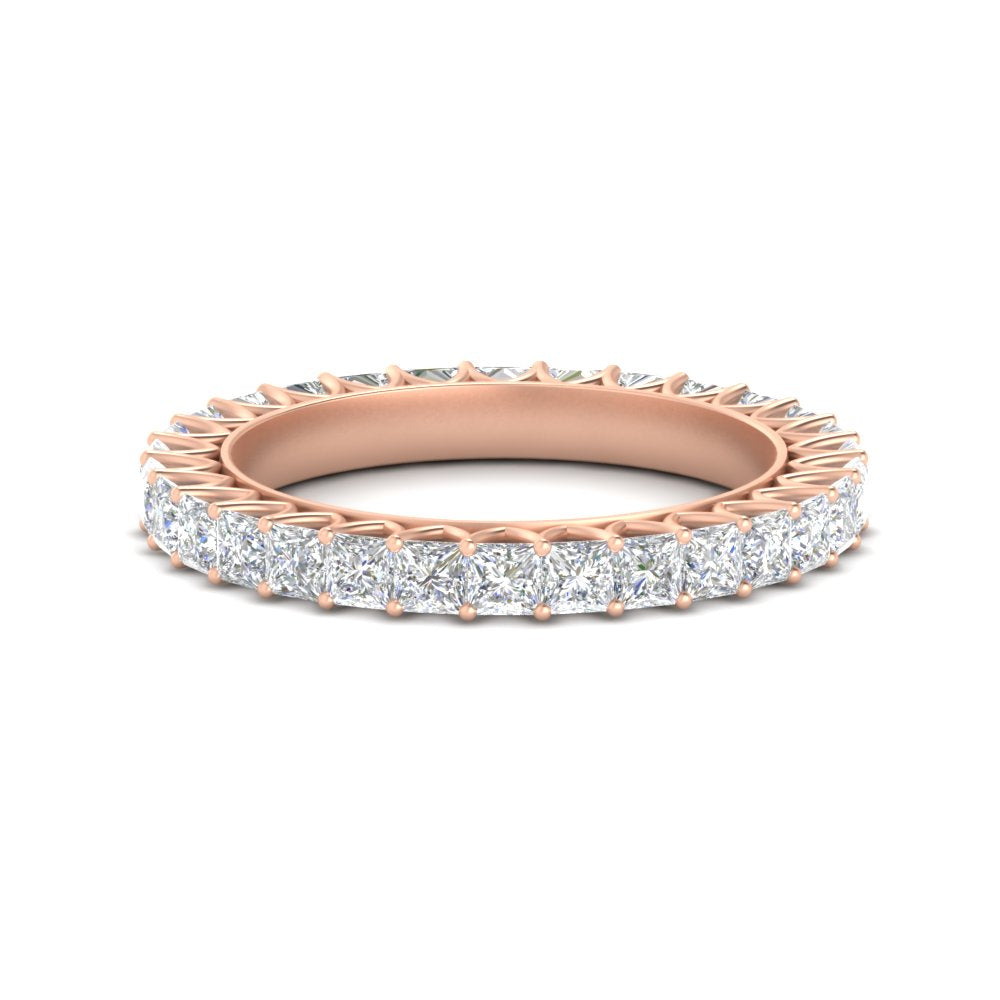 princess-cut-3-carat-eternity-diamond-wedding-band-in-rose-gold-FD10247PRB-3.00CT-NL-RG