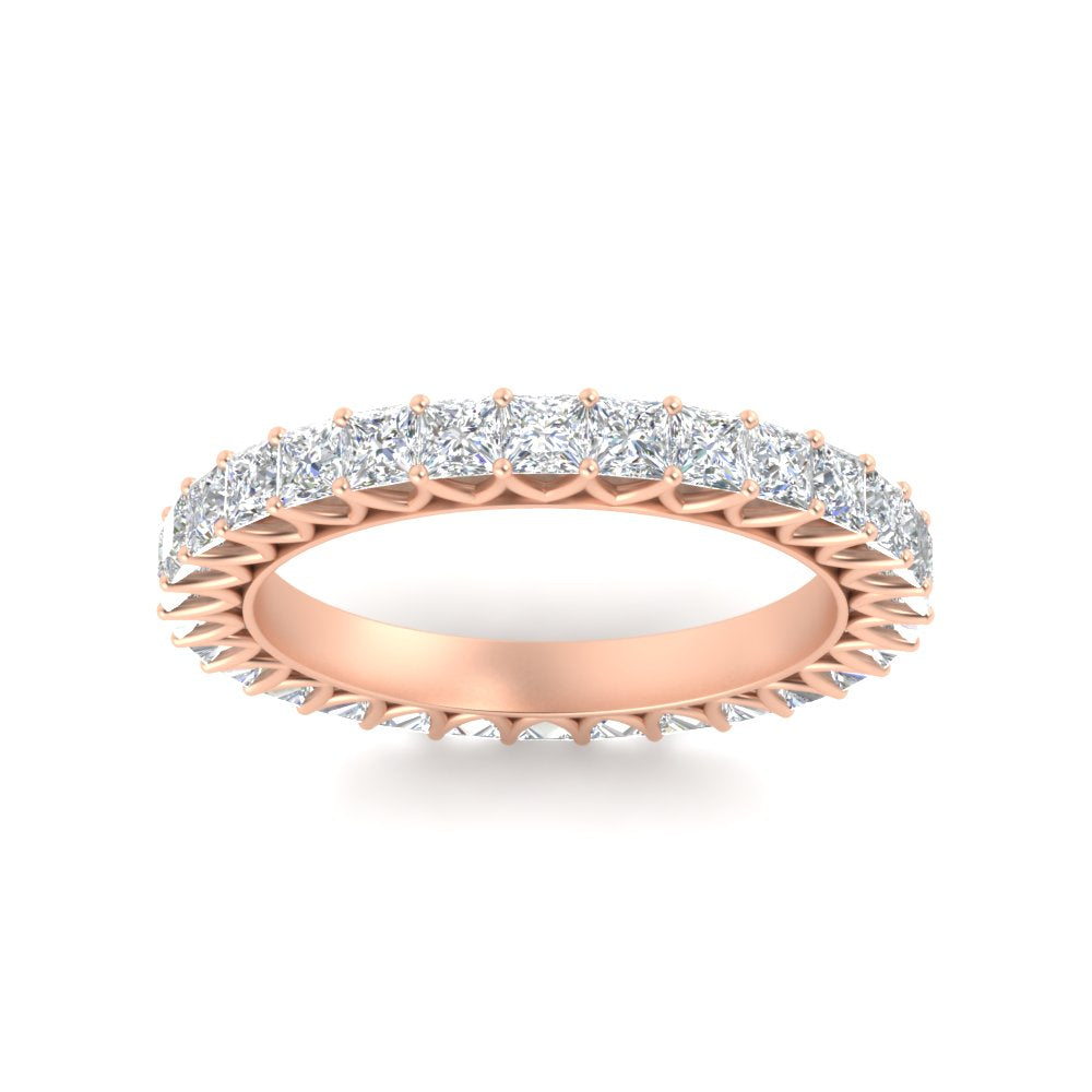 princess-cut-3-carat-eternity-diamond-wedding-band-in-rose-gold-FD10247PRBANGLE5-3.00CT-NL-RG