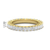 Load image into Gallery viewer, princess-cut-3-carat-eternity-diamond-wedding-band-in-yellow-gold-FD10247PRB-3.00CT-NL-YG-HW