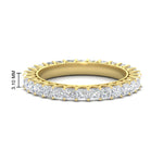 Load image into Gallery viewer, princess-cut-3-carat-eternity-diamond-wedding-band-in-yellow-gold-FD10247PRB-3.00CT-NL-YG-HW
