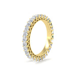 Load image into Gallery viewer, princess-cut-3-carat-eternity-diamond-wedding-band-in-yellow-gold-FD10247PRBANGLE2-3.00CT-NL-YG
