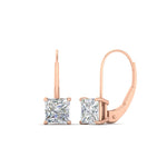 Load image into Gallery viewer, princess-cut-3-ctw.-diamond-lever-back-stud-earrings-in-rose-gold-FDEAR9225PR-3.00CT-NL-RG
