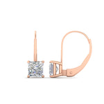Load image into Gallery viewer, princess-cut-3-ctw.-diamond-lever-back-stud-earrings-in-rose-gold-FDEAR9225PR-3.00CT-NL-RG
