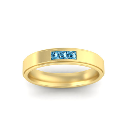 princess-cut-3-stone-ice-blue-topaz-mens-wedding-ring-in-yellow-gold-fdm10340prgicbltoangle5-nl-yg