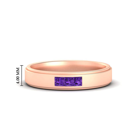 princess-cut-3-stone-purple-amethyst-mens-wedding-ring-in-rose-gold-fdm10340prgvito-nl-rg-hw