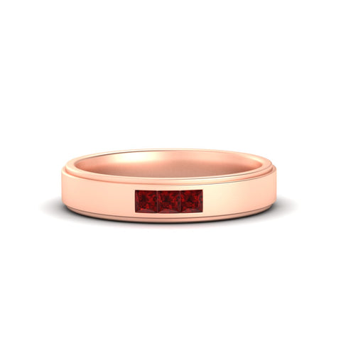 princess-cut-3-stone-ruby-mens-wedding-ring-in-rose-gold-fdm10340prgrudr-nl-rg