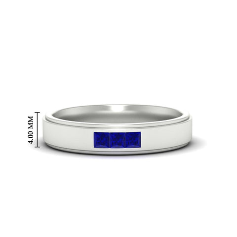 princess-cut-3-stone-sapphire-mens-wedding-ring-in-white-gold-fdm10340prgsabl-nl-wg-hw