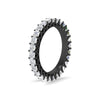 Load image into Gallery viewer, princess-cut-4-carat-diamond-eternity-black-ring-in-black-gold-FD10247PRANGLE2-4.00CT-NL-BG