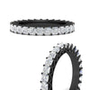 Load image into Gallery viewer, princess-cut-4-carat-diamond-eternity-black-ring-in-black-gold-FD10247PRBANGLE3-4.00CT-NL-BG