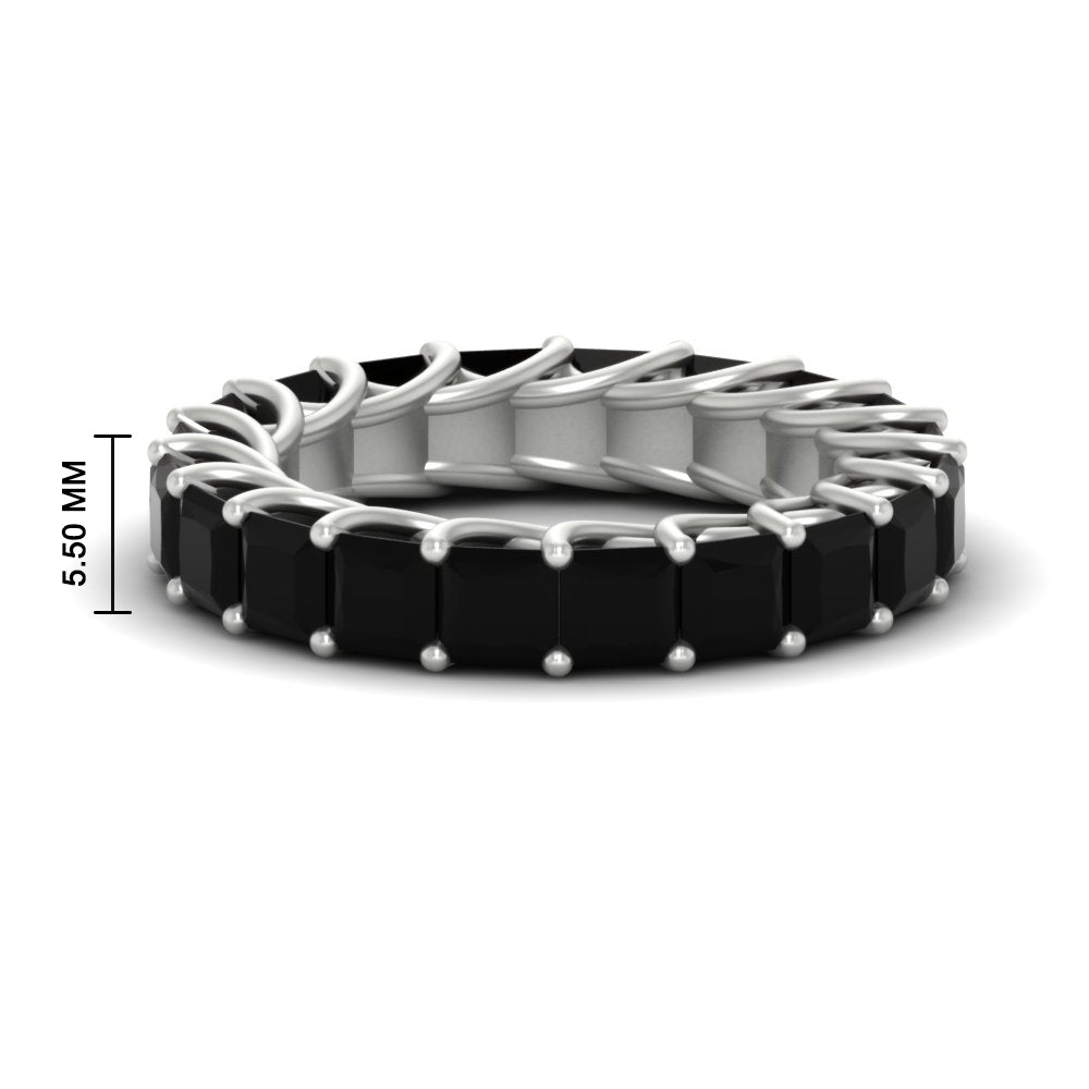 Princess Cut 5 Carat Eternity Ring