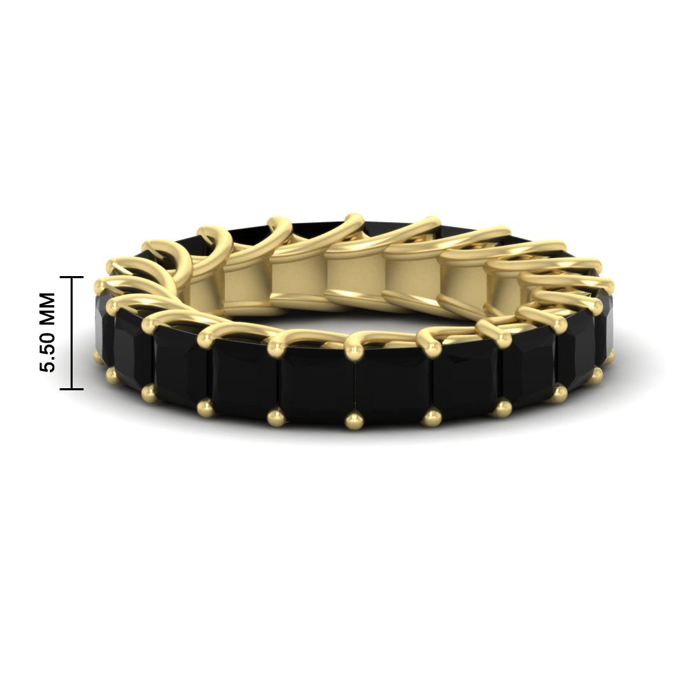 Princess Cut 5 Carat Eternity Ring