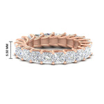 Load image into Gallery viewer, Princess Cut 5 Carat Eternity Ring
