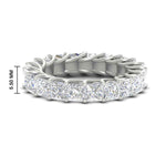 Load image into Gallery viewer, Princess Cut 5 Carat Eternity Ring

