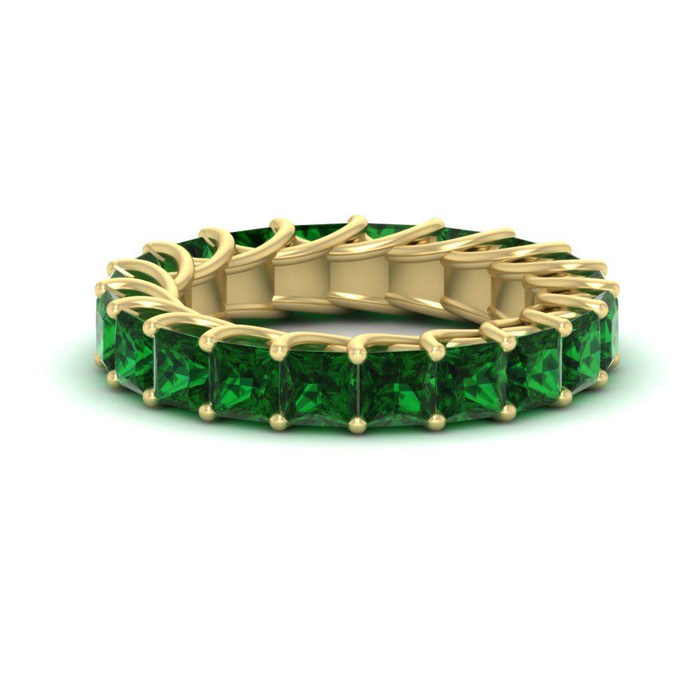 Princess Cut 5 Carat Eternity Ring