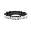 Load image into Gallery viewer, princess-cut-5-carat-eternity-diamond-black-ring-in-black-gold-FD10247PR-5.00CT-NL-BG-HW