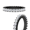 Load image into Gallery viewer, princess-cut-5-carat-eternity-diamond-black-ring-in-black-gold-FD10247PRBANGLE3-5.00CT-NL-BG
