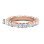 Load image into Gallery viewer, princess-cut-5-carat-eternity-diamond-wedding-ring-in-rose-gold-FD10247PRB-5.00CT-NL-RG-HW

