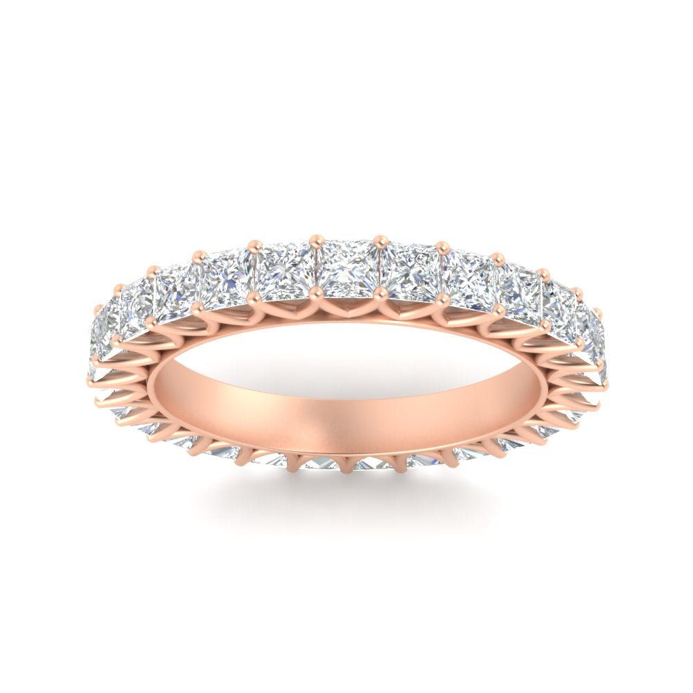 princess-cut-5-carat-eternity-diamond-wedding-ring-in-rose-gold-FD10247PRBANGLE5-5.00CT-NL-RG