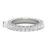 Load image into Gallery viewer, princess-cut-5-carat-eternity-diamond-wedding-ring-in-white-gold-FD10247PRB-5.00CT-NL-WG-HW