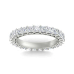 Load image into Gallery viewer, princess-cut-5-carat-eternity-diamond-wedding-ring-in-white-gold-FD10247PRBANGLE5-5.00CT-NL-WG
