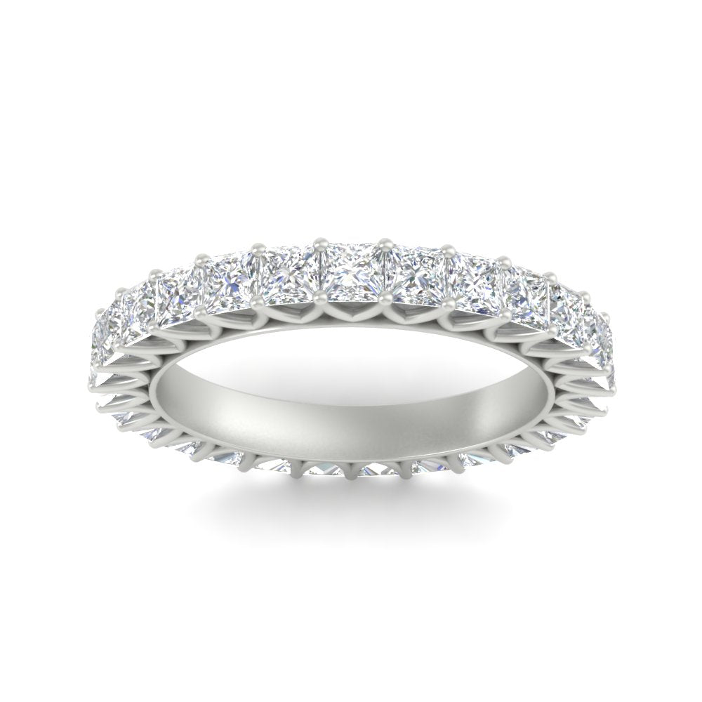 princess-cut-5-carat-eternity-diamond-wedding-ring-in-white-gold-FD10247PRBANGLE5-5.00CT-NL-WG