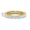 Load image into Gallery viewer, princess-cut-5-carat-eternity-diamond-wedding-ring-in-yellow-gold-FD10247PRB-5.00CT-NL-YG-HW