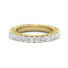 Load image into Gallery viewer, princess-cut-5-carat-eternity-diamond-wedding-ring-in-yellow-gold-FD10247PRB-5.00CT-NL-YG