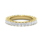 Load image into Gallery viewer, princess-cut-5-carat-eternity-diamond-wedding-ring-in-yellow-gold-FD10247PRB-5.00CT-NL-YG
