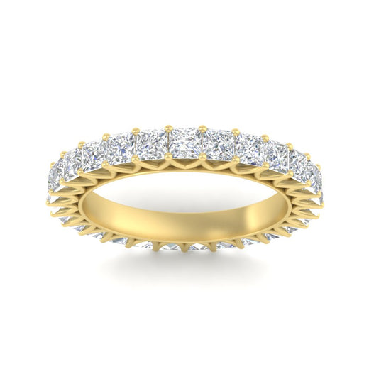 princess-cut-5-carat-eternity-diamond-wedding-ring-in-yellow-gold-FD10247PRBANGLE5-5.00CT-NL-YG