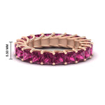 Load image into Gallery viewer, Princess Cut 5 Carat Eternity Ring
