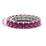 Load image into Gallery viewer, Princess Cut 5 Carat Eternity Ring
