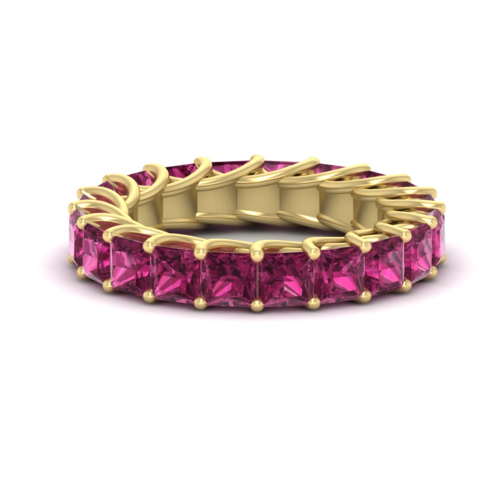 Princess Cut 5 Carat Eternity Ring