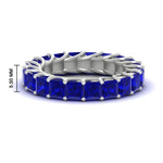 Load image into Gallery viewer, Princess Cut 5 Carat Eternity Ring
