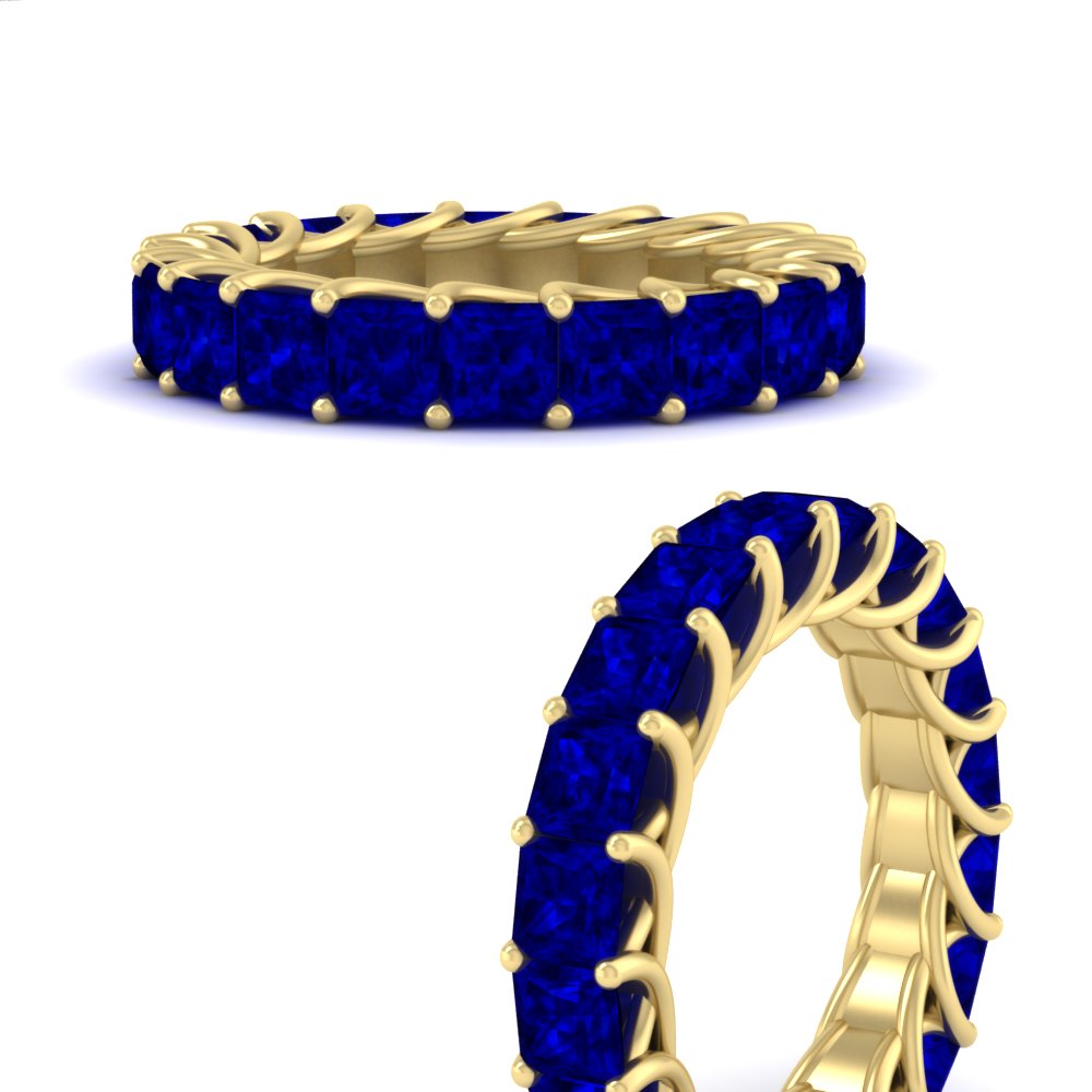 Princess Cut 5 Carat Eternity Ring