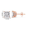 Load image into Gallery viewer, princess-cut-5-ct.-stud-earring-in-rose-gold-FDEAR-10411PRANGLE2-5.00CT-NL-RG-HW.jpg?v=1763113297