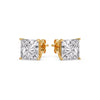 Load image into Gallery viewer, princess-cut-5-ct.-stud-earring-in-yellow-gold-FDEAR-10411PR-5.00CT-NL-YG.jpg?v=1763113297