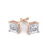 Load image into Gallery viewer, princess-cut-8-ct.-stud-earring-in-rose-gold-FDEAR10411PR-8.00CT-NL-RG.jpg?v=1763113297