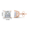 Load image into Gallery viewer, princess-cut-8-ct.-stud-earring-in-rose-gold-FDEAR10411PRANGLE1-8.00CT-NL-RG-HW.jpg?v=1763113297