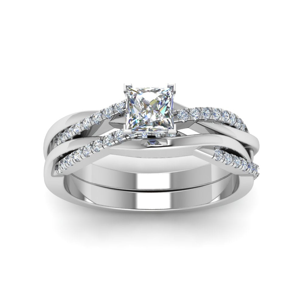 princess-cut-Infinity-twist-diamond-matching-bridal-set-in-950-Platinum-FD8253PR-NL-WG