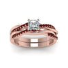 Load image into Gallery viewer, princess-cut-Infinity-twist-diamond-matching-bridal-set-with-ruby-in-14K-rose-gold-FD8253PRGRUDR-NL-RG